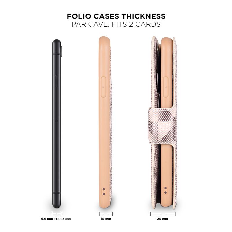 Park Ave Magnetic Wallet Folio Case - Samsung Galaxy S20 Plus - Gold (BULK PACKAGING)