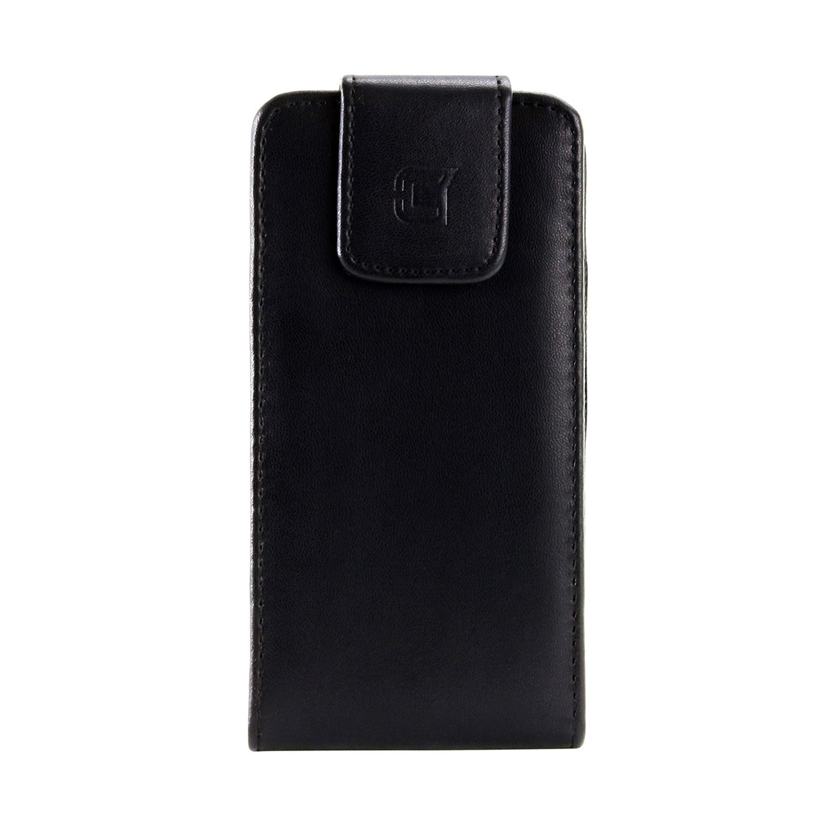 Pochette verticale en simili-cuir avec clip ceinture 360 (BULK)