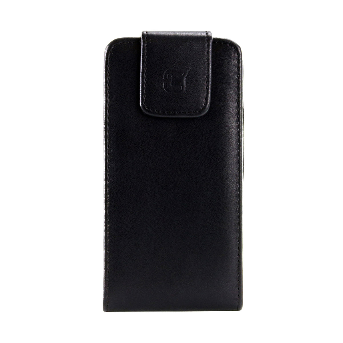 Pochette verticale en simili-cuir avec clip ceinture 360 (BULK)