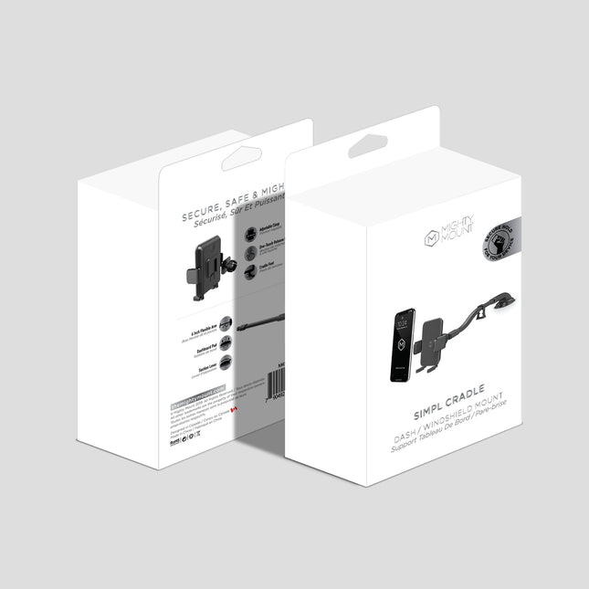 Simpl Cradle - Support flexible à col de cygne pour tableau de bord et pare-brise