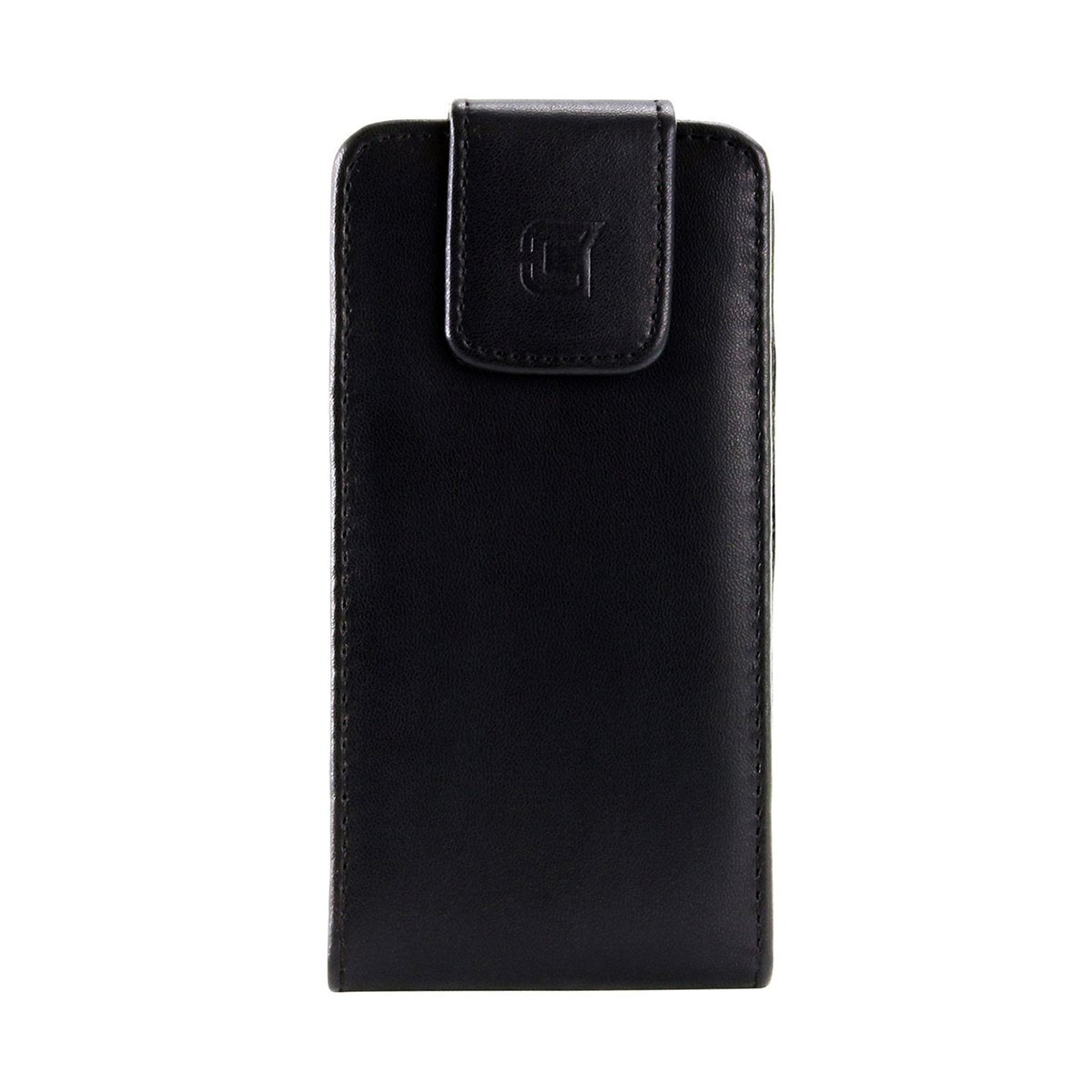 Pochette verticale en simili-cuir avec clip ceinture 360 (BULK)