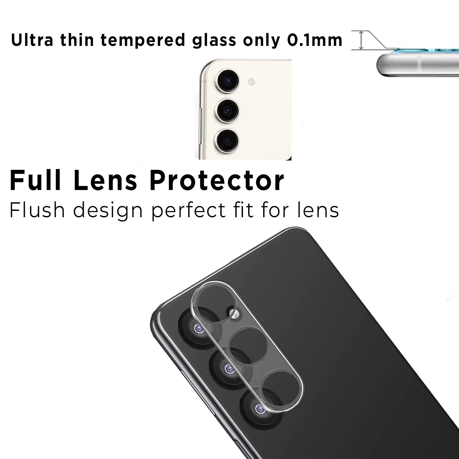 Protection de l'objectif de l'appareil photo Screen Patrol - Samsung Galaxy S23 Plus