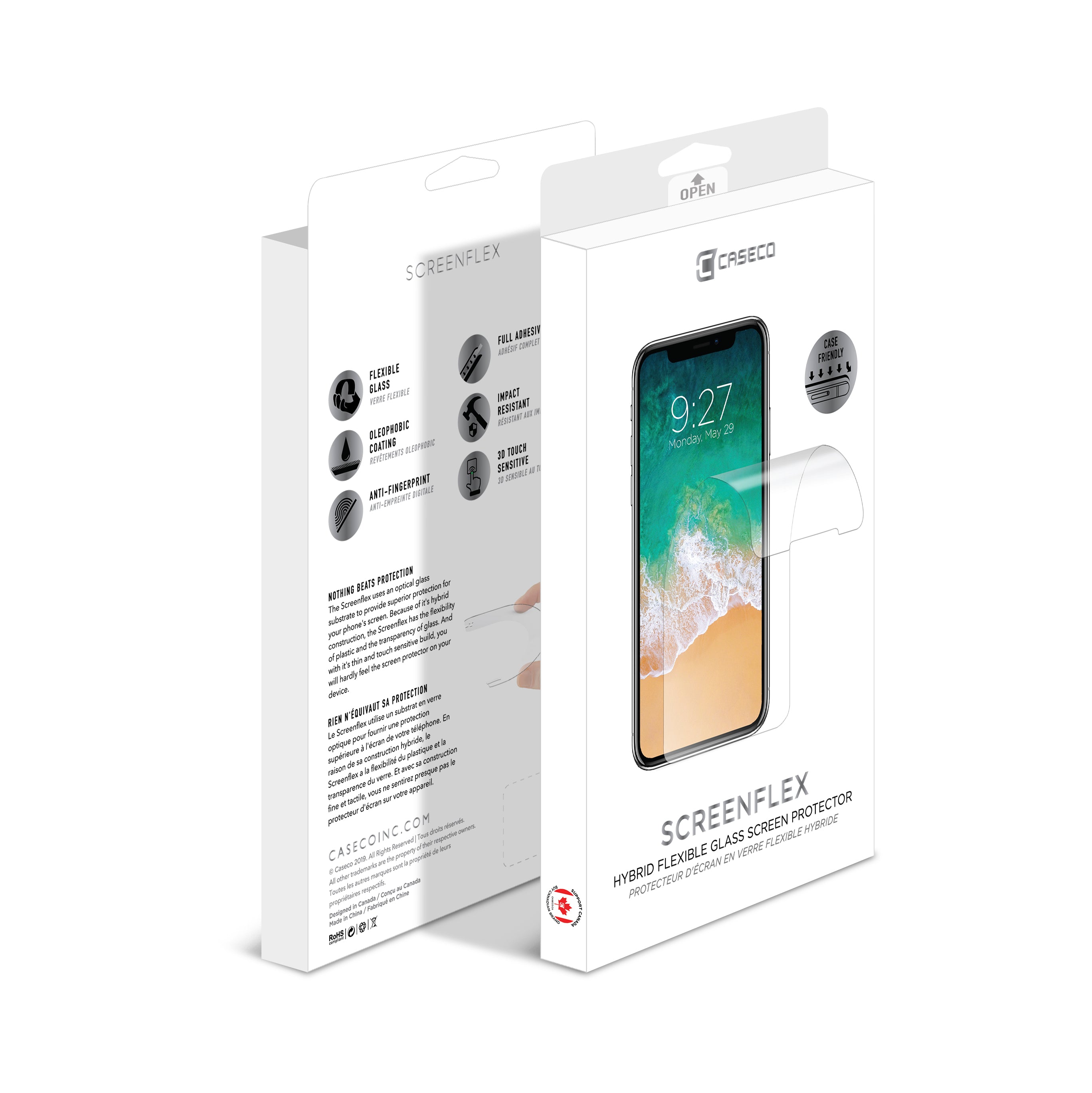 iPhone 8 & 7 Plus - Verre trempé flexible (BULK ONLY)