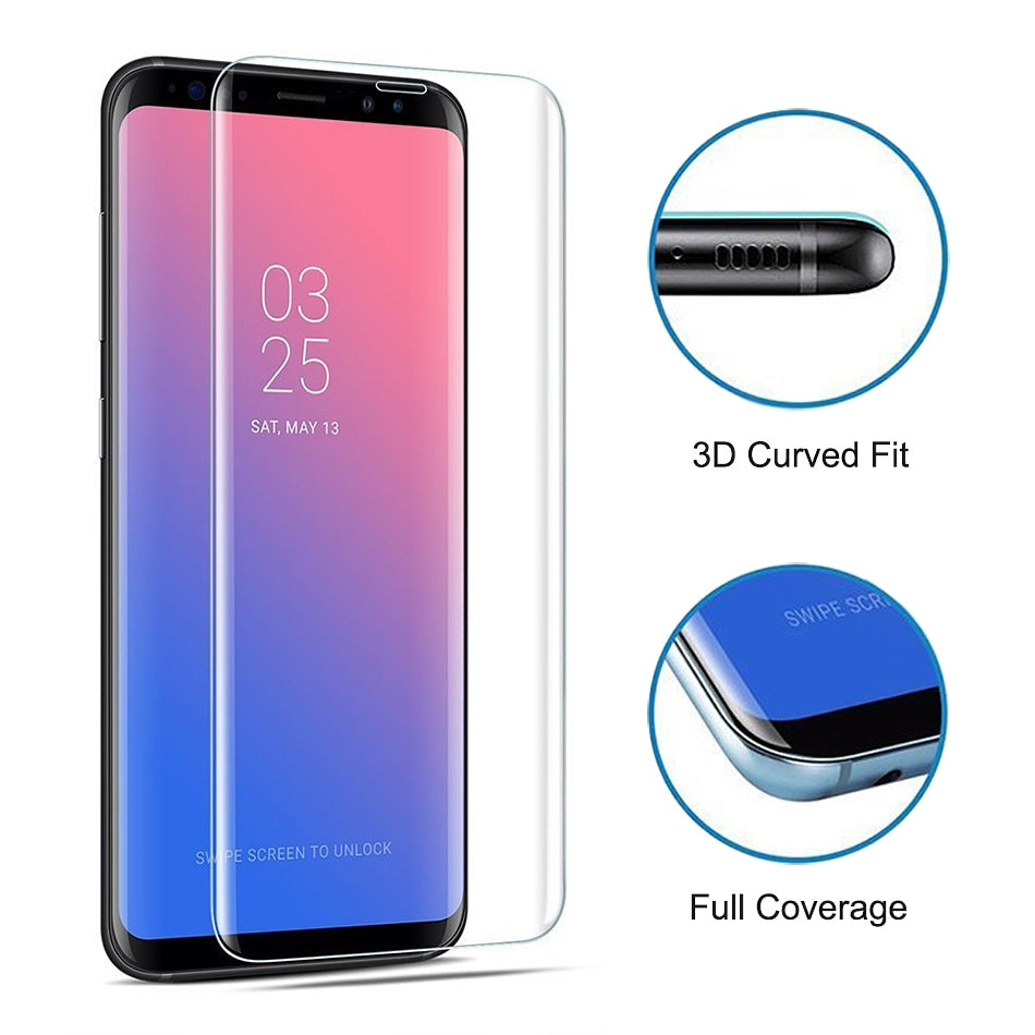 Samsung S8 Plus - Verre trempé flexible