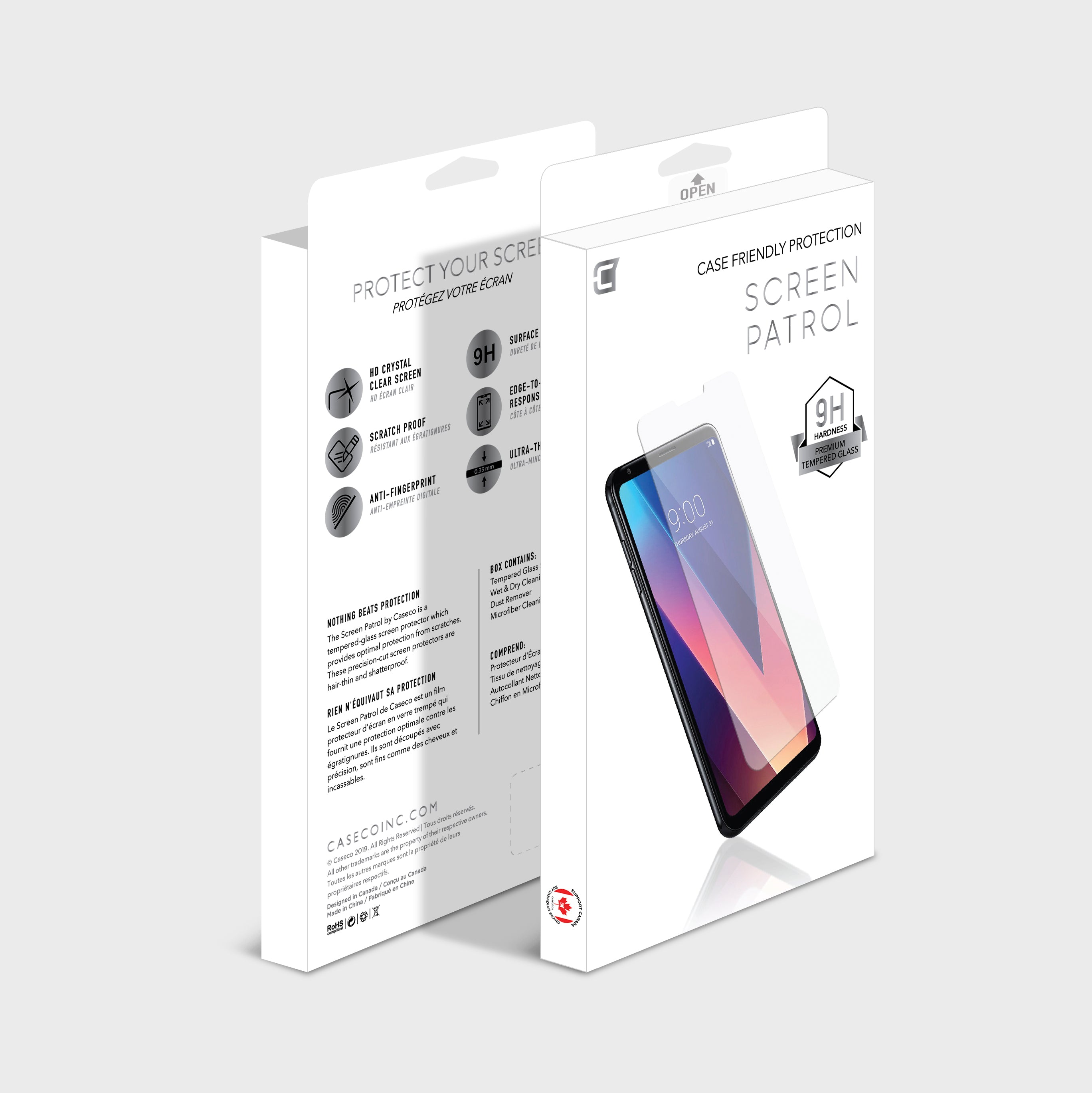 LG Velvet 5G - Patrouille d'écran - Verre trempé (BULK ONLY)