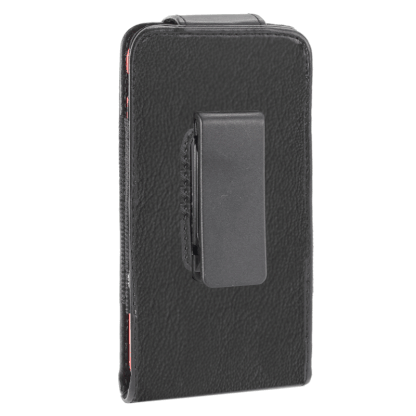 Pochette verticale en simili-cuir avec clip ceinture 360 (BULK)