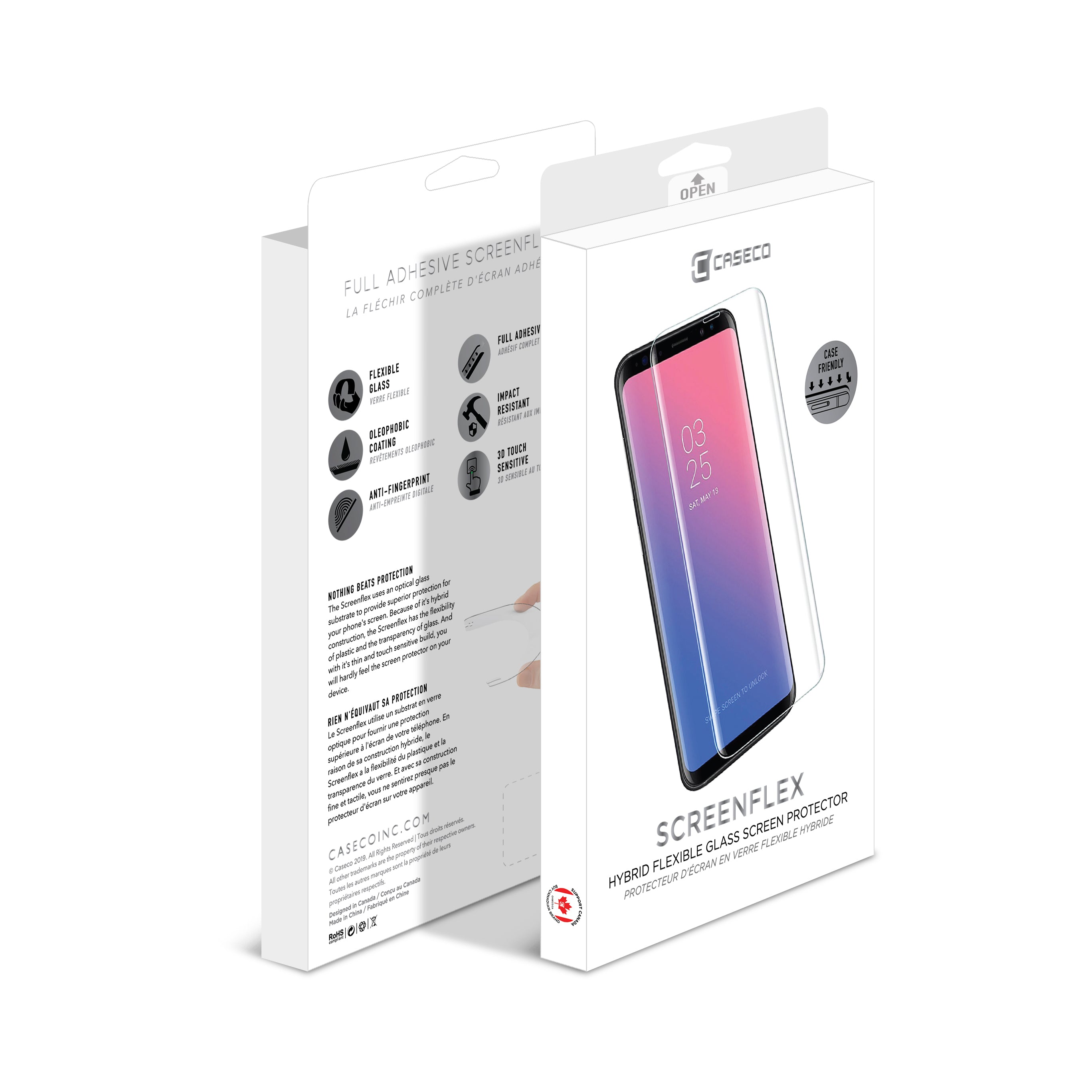 Samsung S8 Plus - Verre trempé flexible