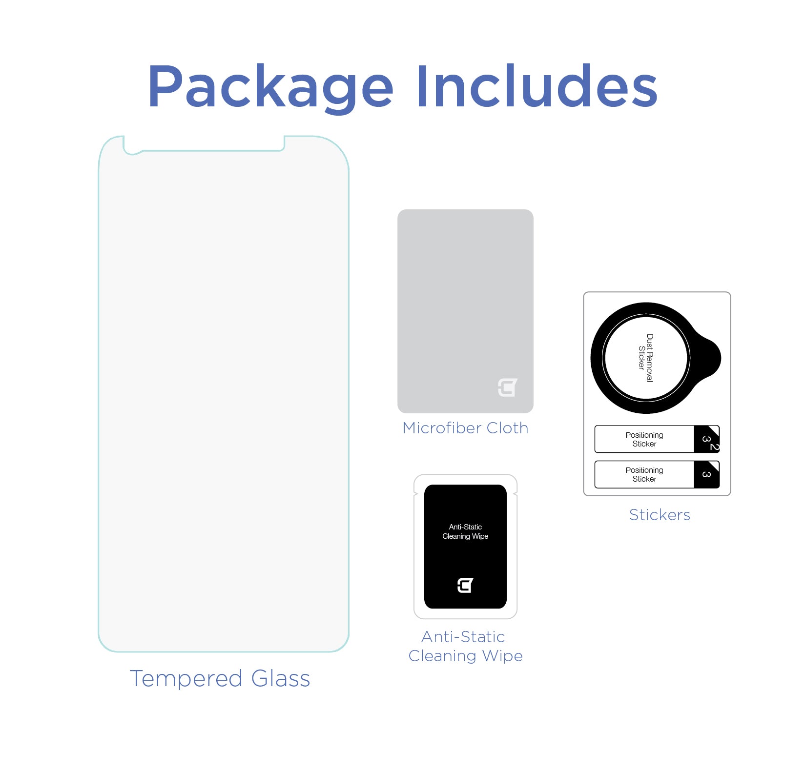 iPhone 8/7/6S Plus - Patrouille d'écran - Verre trempé (BULK ONLY)