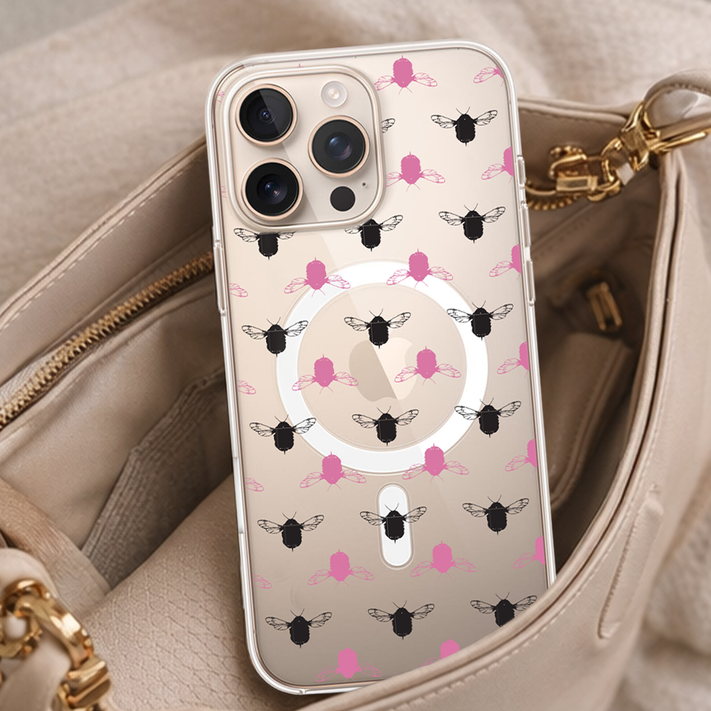Bumble Black & Pink