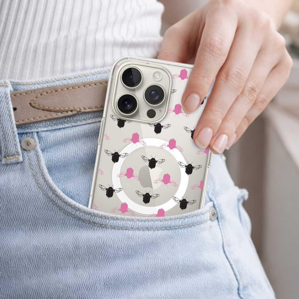 Bumble Black & Pink