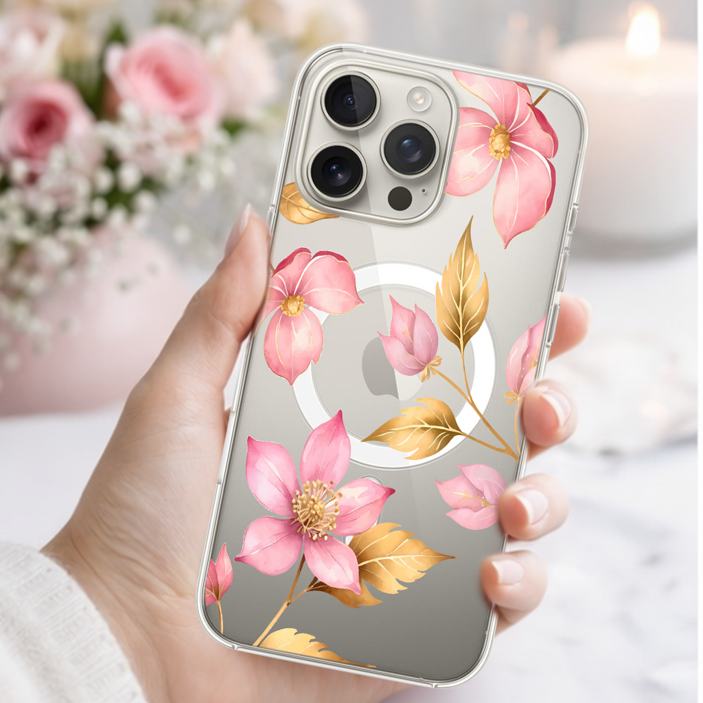 Pink Wildflower - iPhone 16 Pro