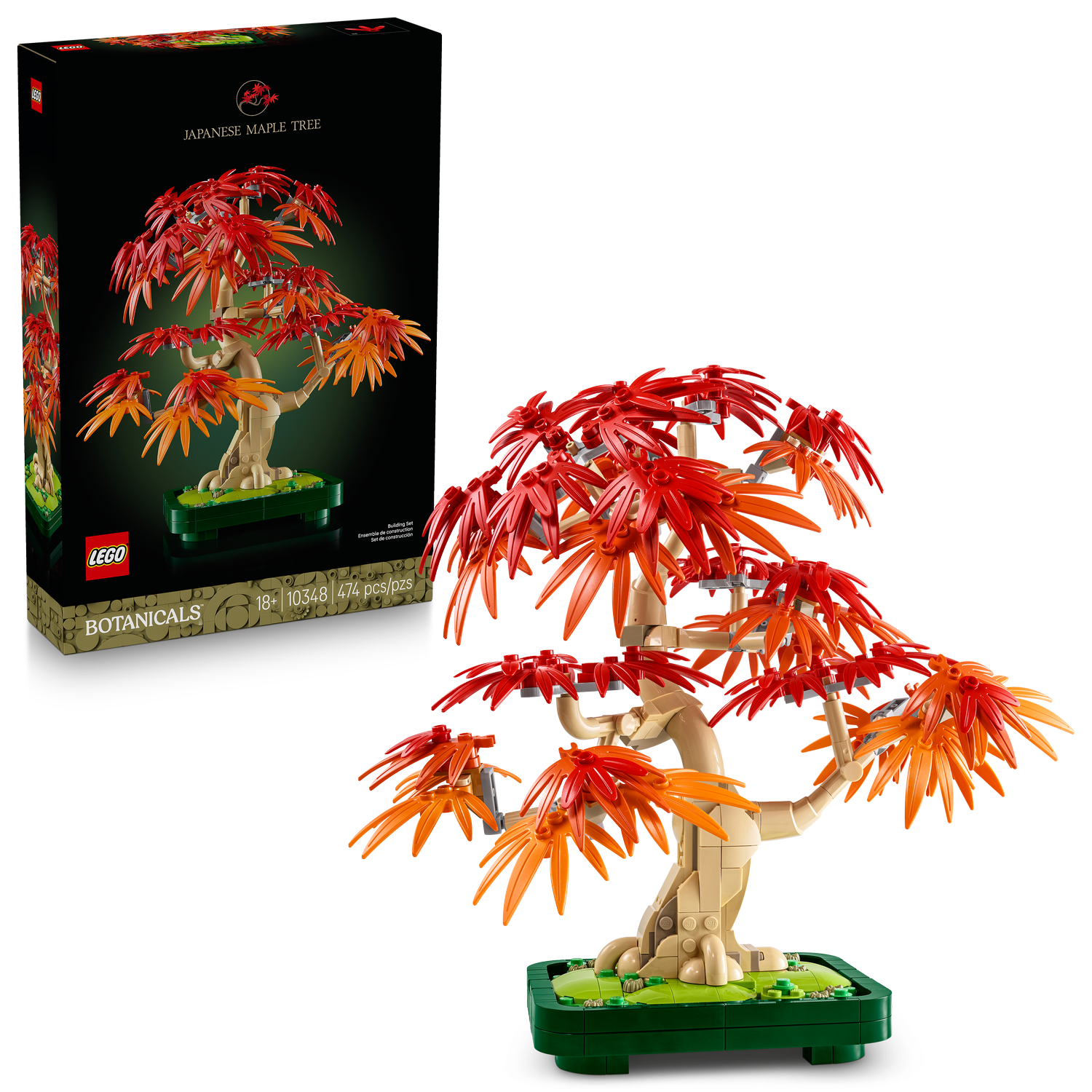 LEGO Botanical - Japanese Red Maple Bonsai Tree 10348