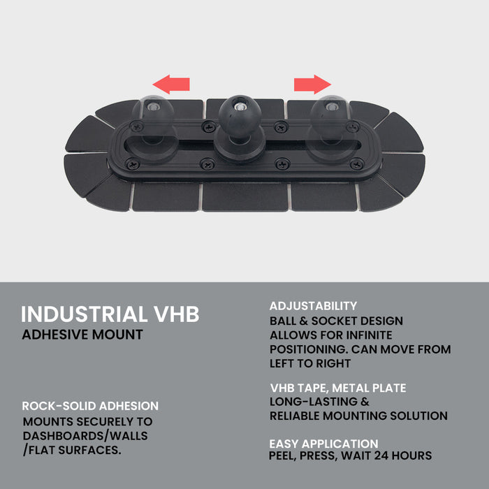 iPad Holder with Industrial VHB Adhesive Mount