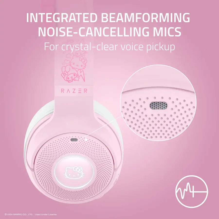 Razer - Kraken Kitty V2 Bluetooth - Hello Kitty Edition