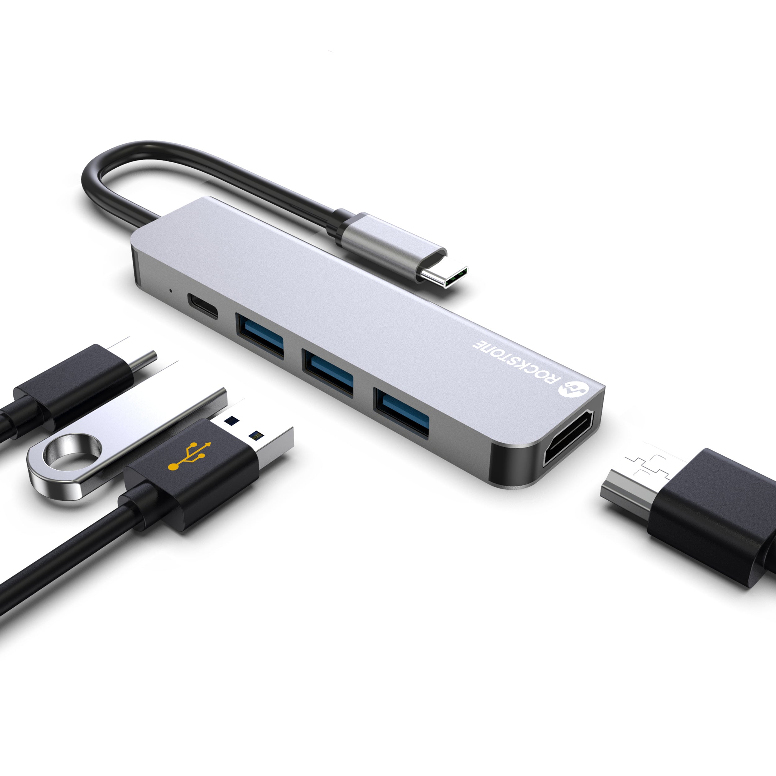 Rockstone USB-C 5-in-1 Hub