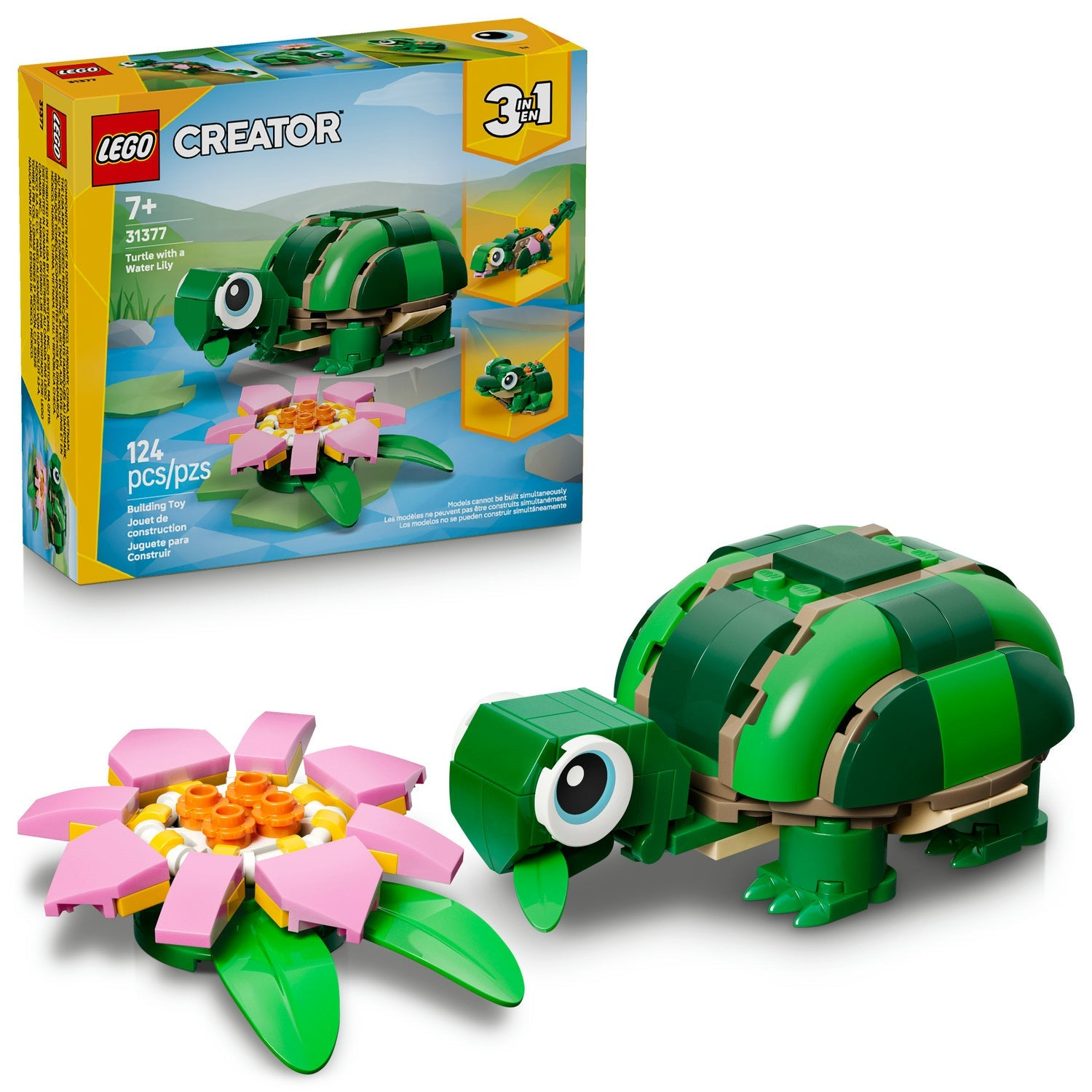 LEGO Creator - Turtle with a Water Lily Flower 31377