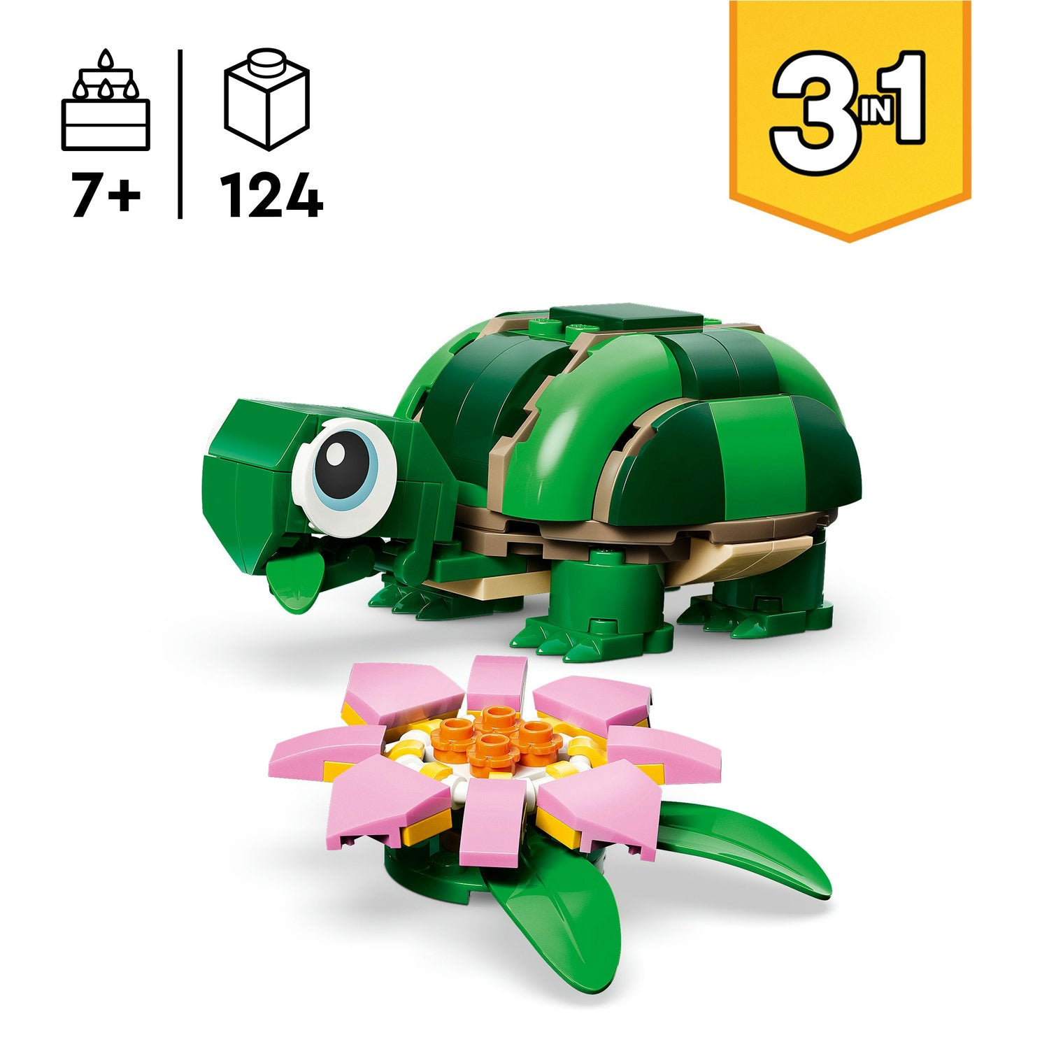 LEGO Creator - Turtle with a Water Lily Flower 31377