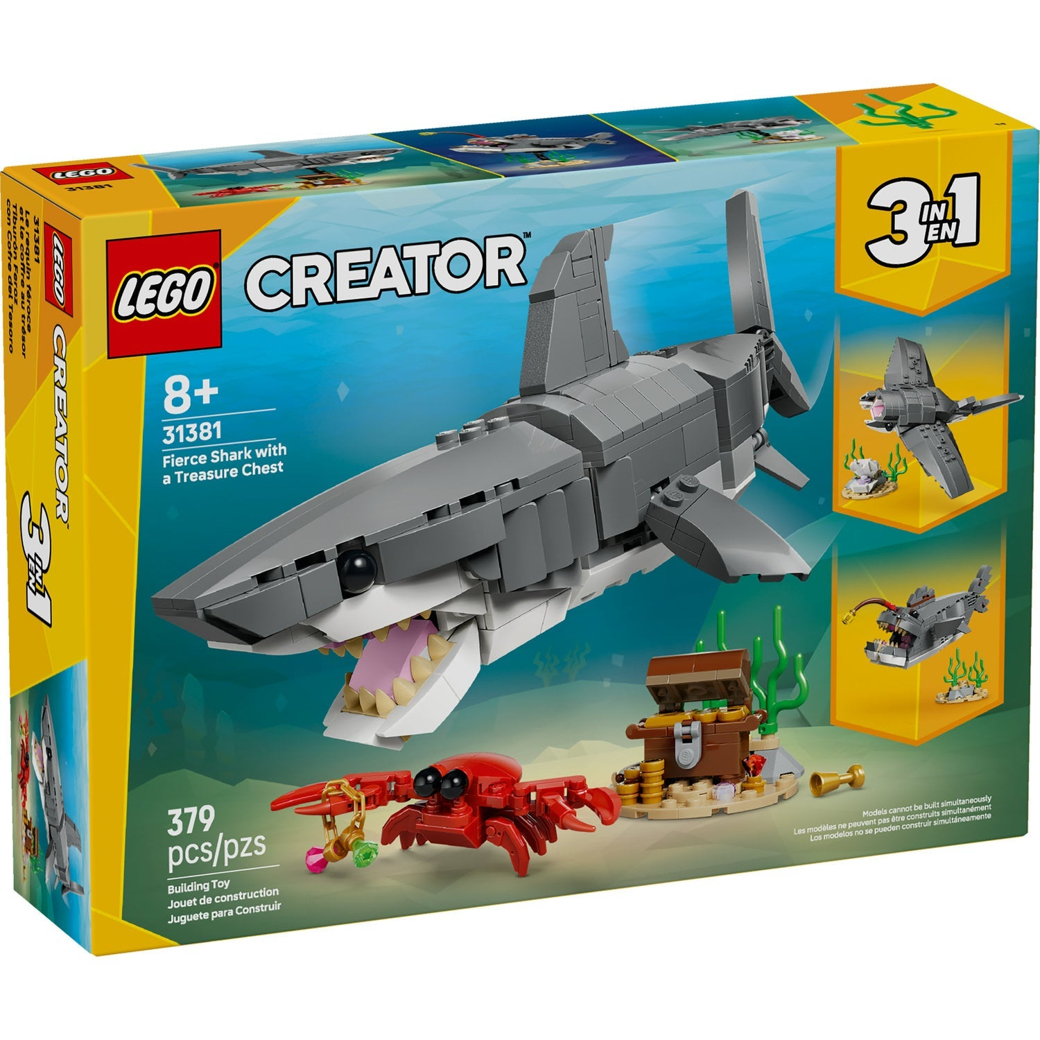 LEGO Creator - Fierce Shark with a Treasure Chest 31381