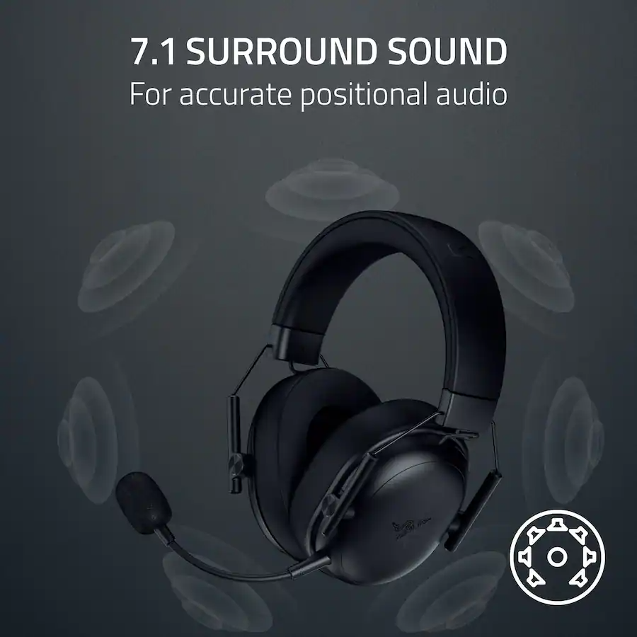 Razer Black Shark V3 X HyperSpeed Wireless Headset (Razer Renewed)