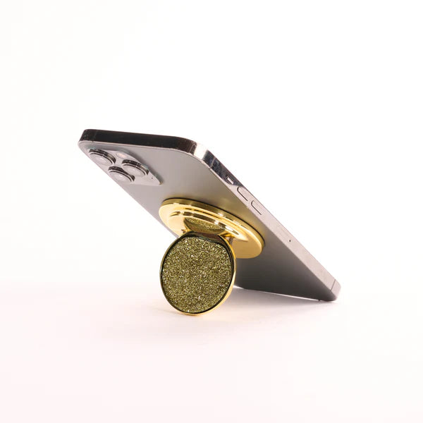 MagSafe Phone Grip Gold Sparkle - MAGHANDL O