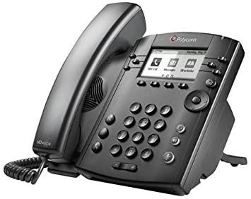 Polycom VVX 301 Corded Business Media Phone System 6 Line PoE - Refurbished