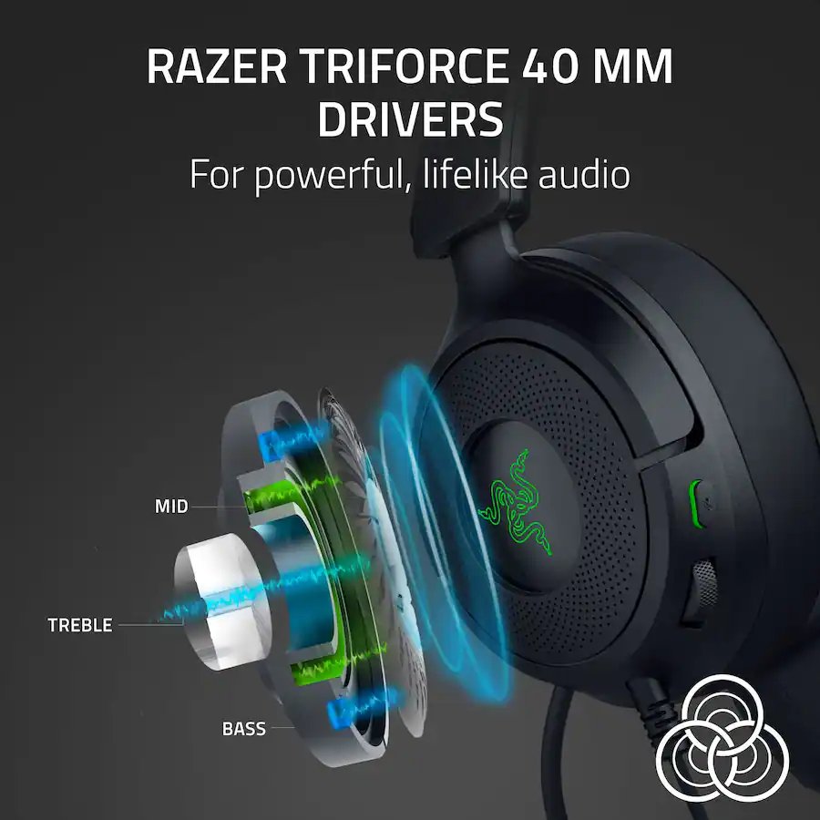 Kraken V3 X Wired USB Headset Black (Brand New)