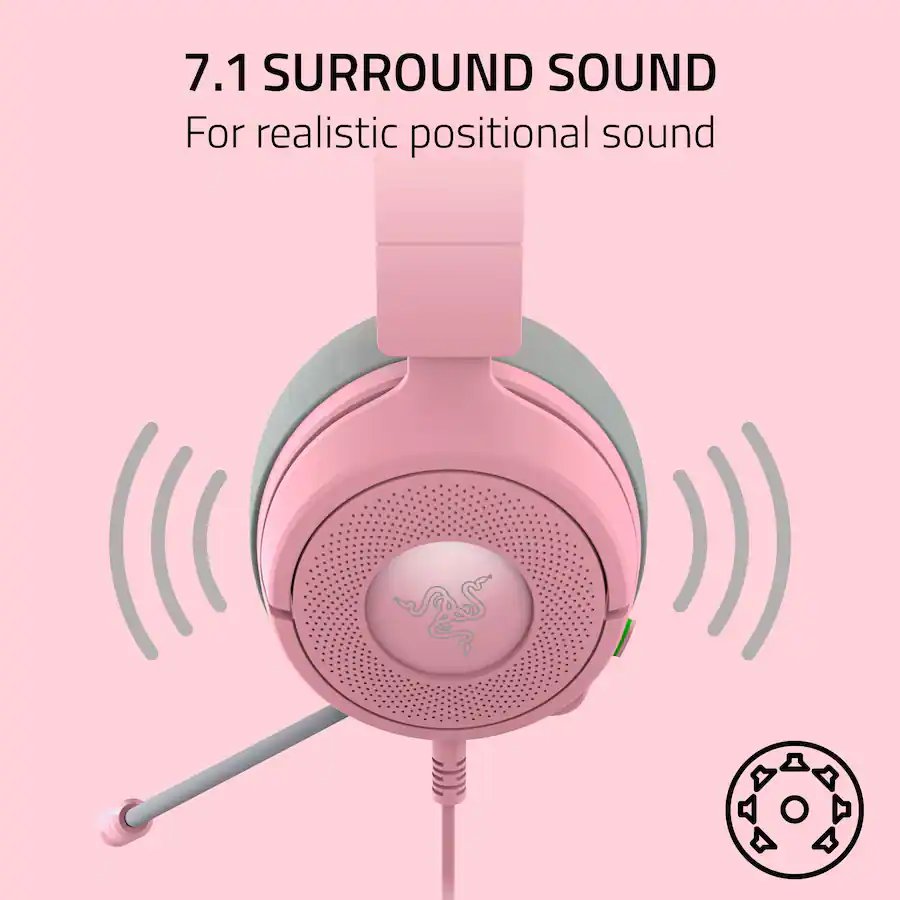 Kraken V3 X Wired USB Headset Quartz (Brand New)