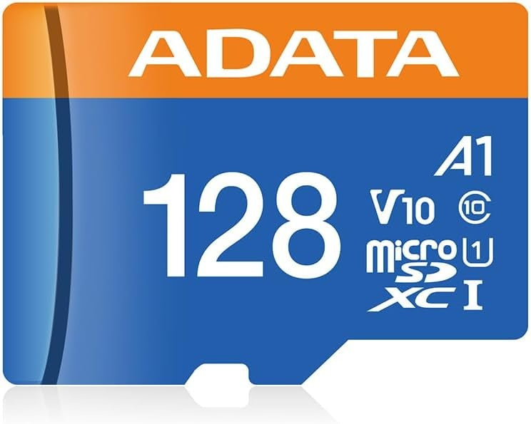 ADATA Premier 128GB MicroSDHC/SDXC UHS-I Class 10 V10 A1 Memory Card