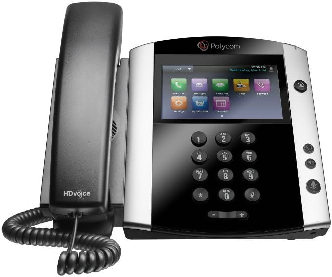 Polycom VVX 500 12-line Business Media Phone POE - Refurbished