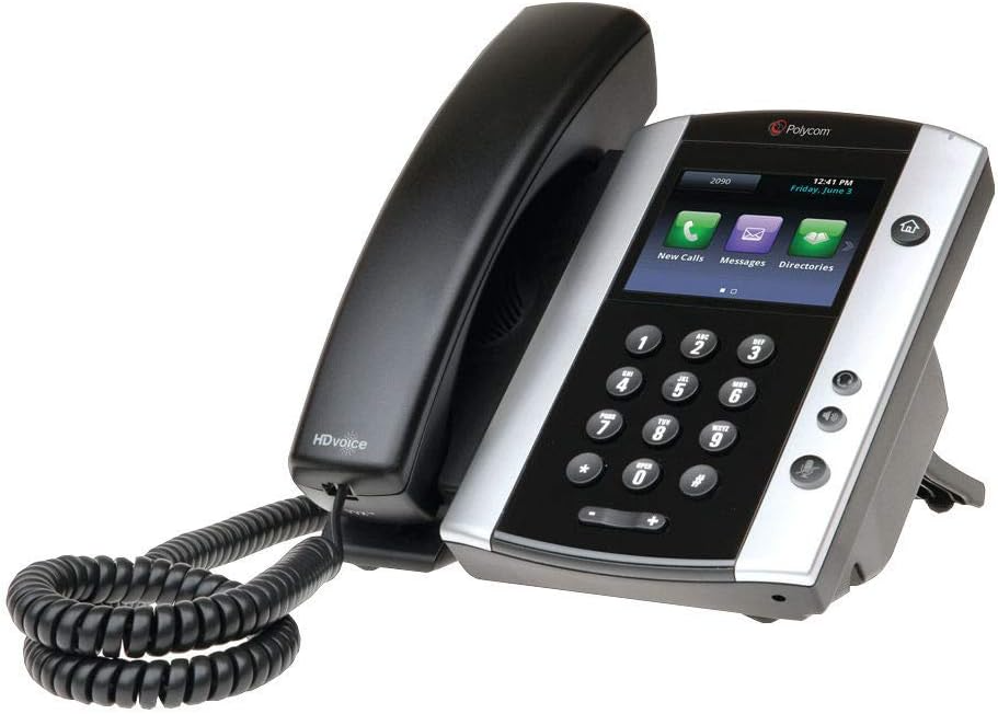 Polycom VVX 500 12-line Business Media Phone POE - Refurbished