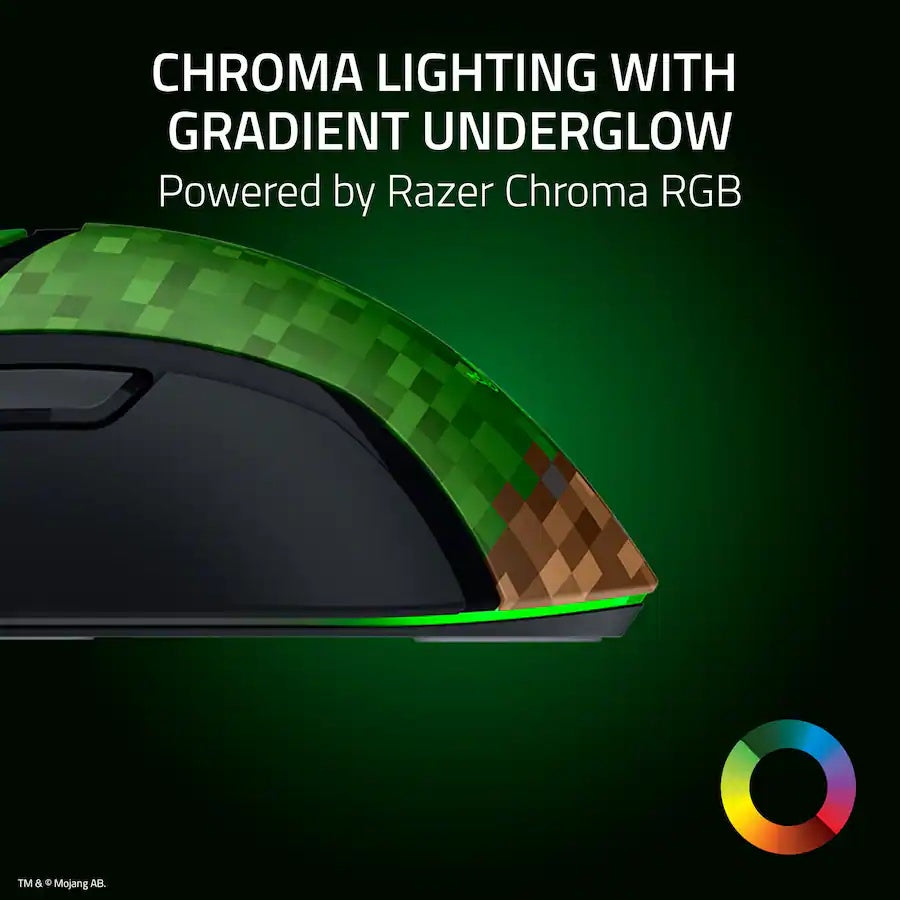 Razer Cobra Mouse - Minecraft Edition (Razer Renewed)