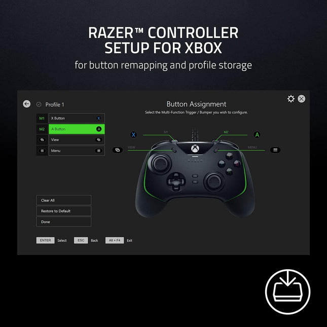 Razer Wolverine V2 Mercury Wired Gaming Controller for Xbox Series (Razer Renewed)