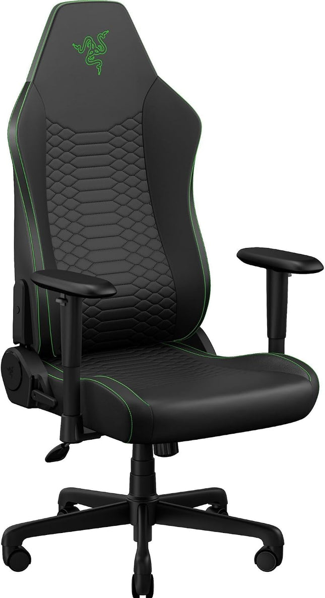 Razer Iskur V2 X Newgen Gaming Chair - Black/Green (Razer Renewed)