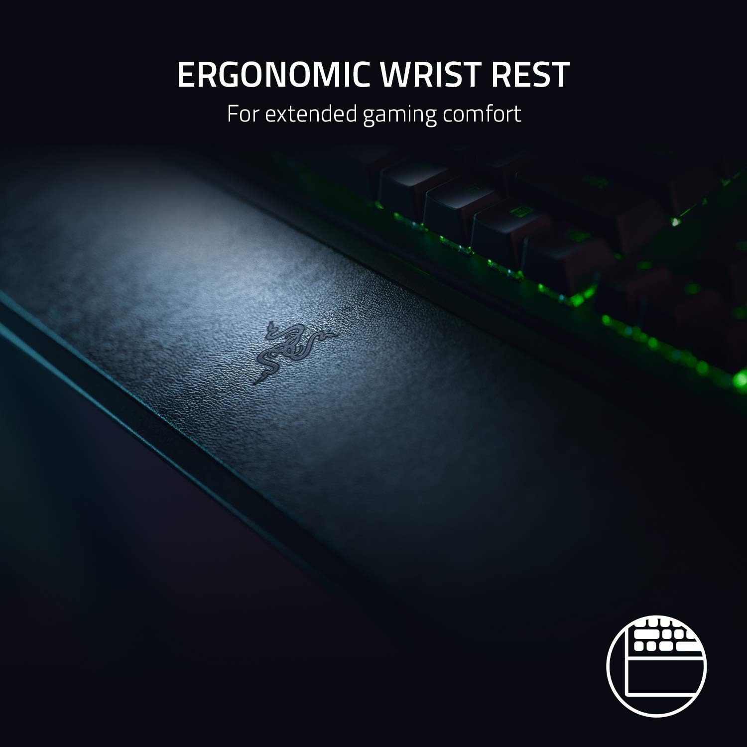 Blackwidow V3 Mechanical Gaming Keyboard Green Switch (Razer Renewed)