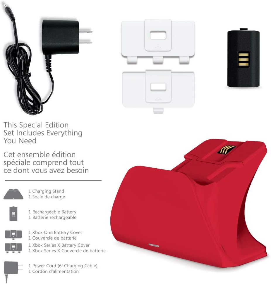 Quick Charging Stand- Pulse Red (Razer Renewed)