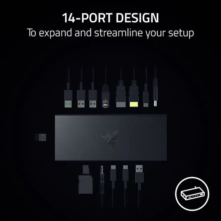 Razer USB 4 Dock Station with 14 Ports (Brand New)