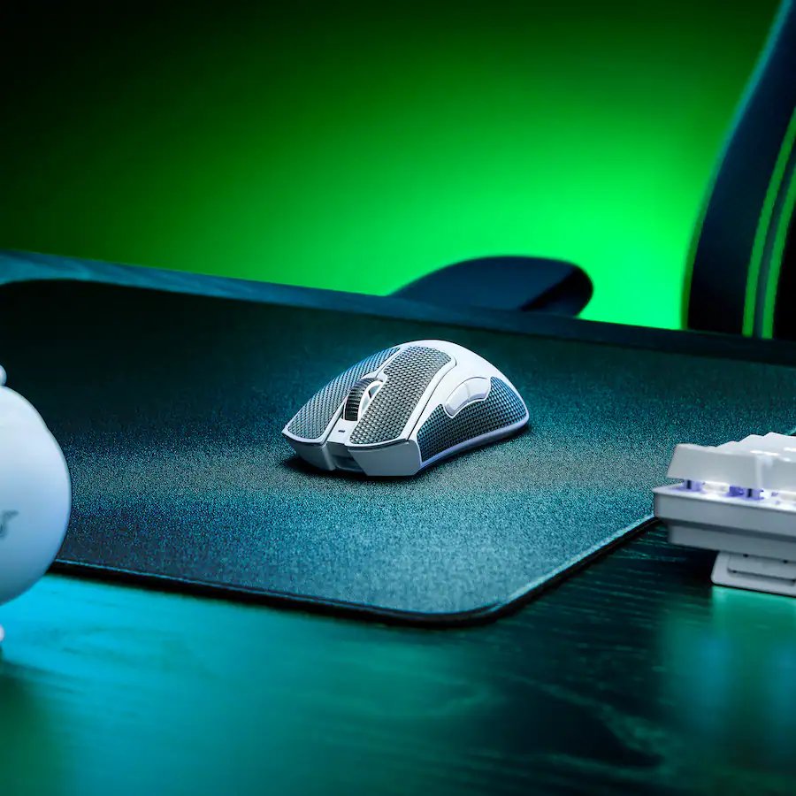 Razer DeathAdder V4 Pro Wireless Gaming Mouse White (Brand New)
