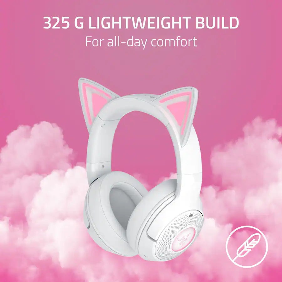 Razer Kraken Kitty V2 BT Wireless Headset White (Razer Renewed)