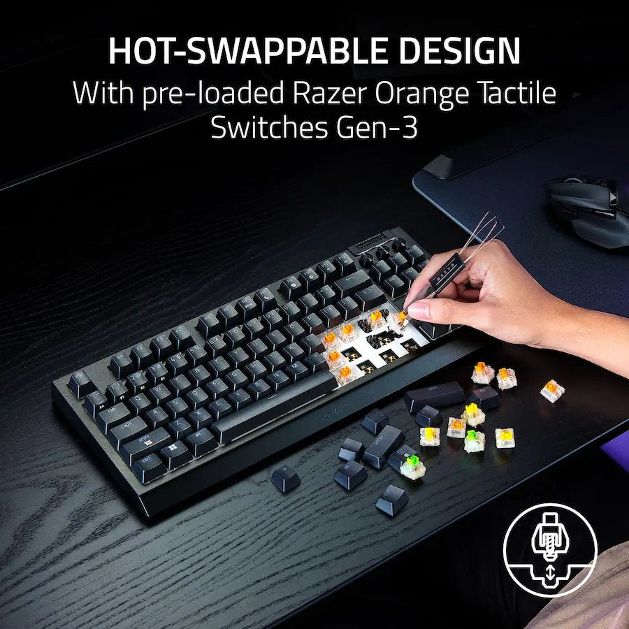 Razer BlackWidow V4 TKL Hyperspeed Keyboad (Brand New)