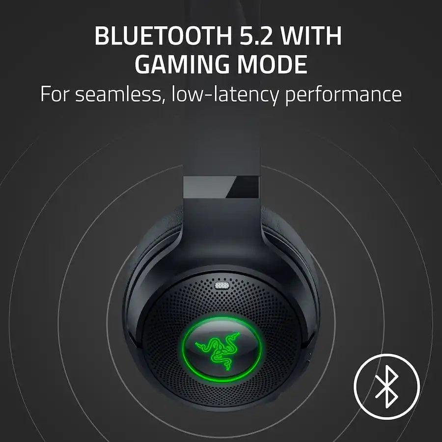 Razer Kraken Kitty V2 BT Wireless Headset Black (Razer Renewed)