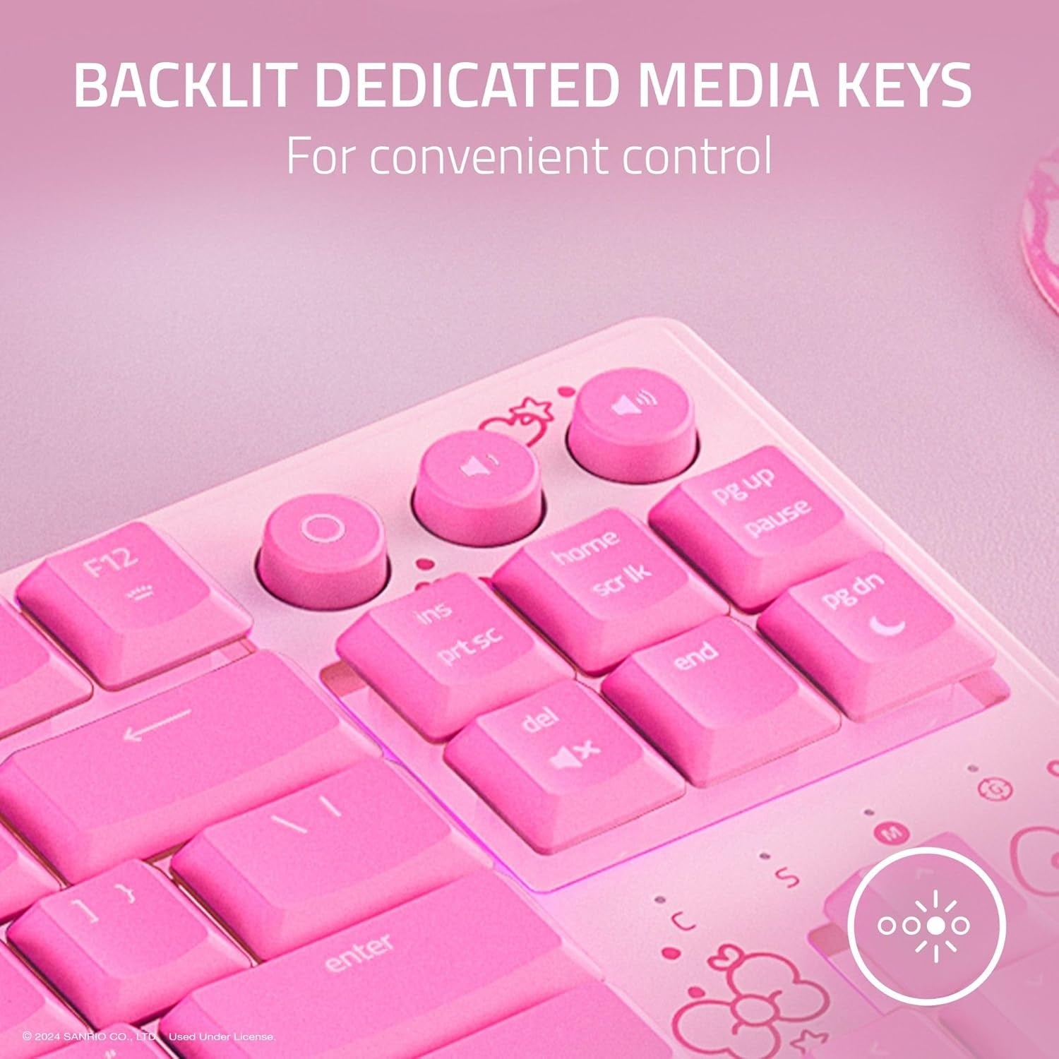 Ornata V3 Tenkeyless Keyboard - Hello Kitty - US Layout (Razer Renewed)