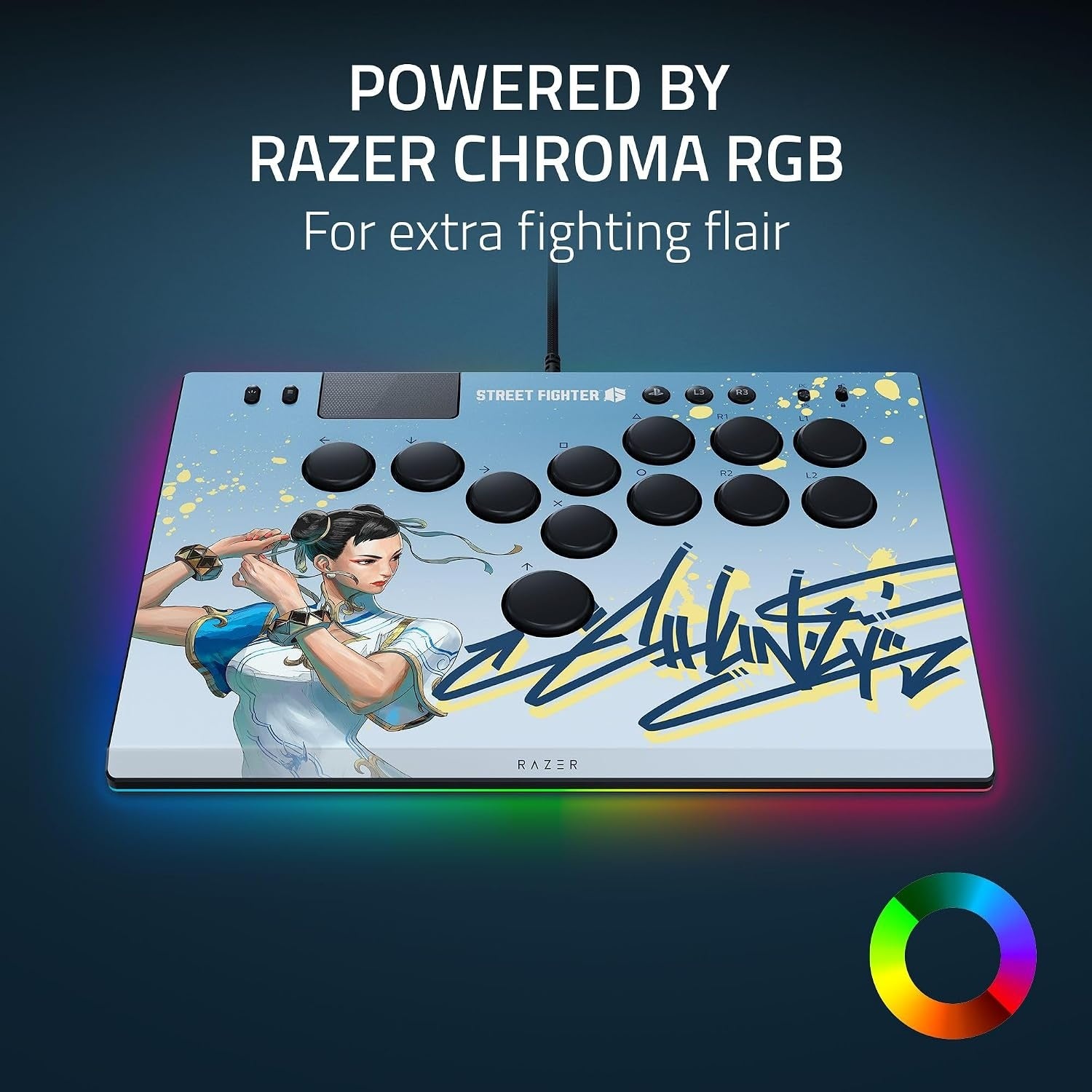 Razer Kitsune All-Button Optical Arcade SF6 Chun-Li Edition Controller (Brand New Sealed)