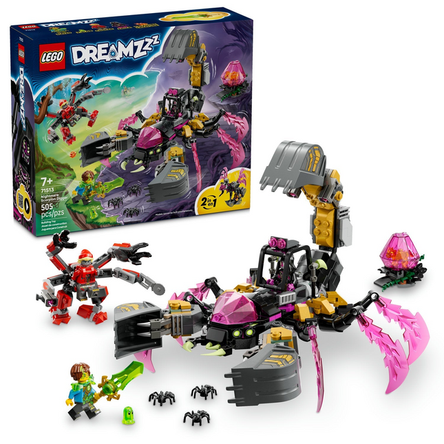 LEGO Dreamzzz - Nightmare Scorpion Digger 71513