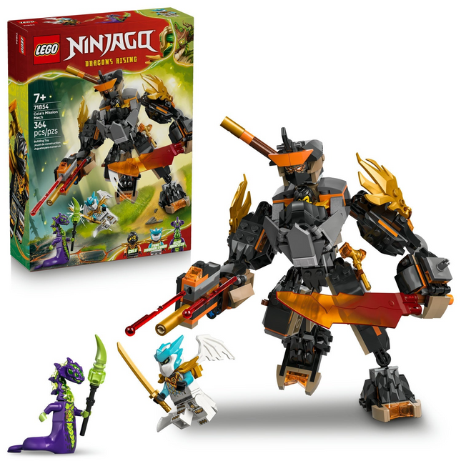 LEGO Ninjago - Cole's Mission Mech & Dragon Zane 71854