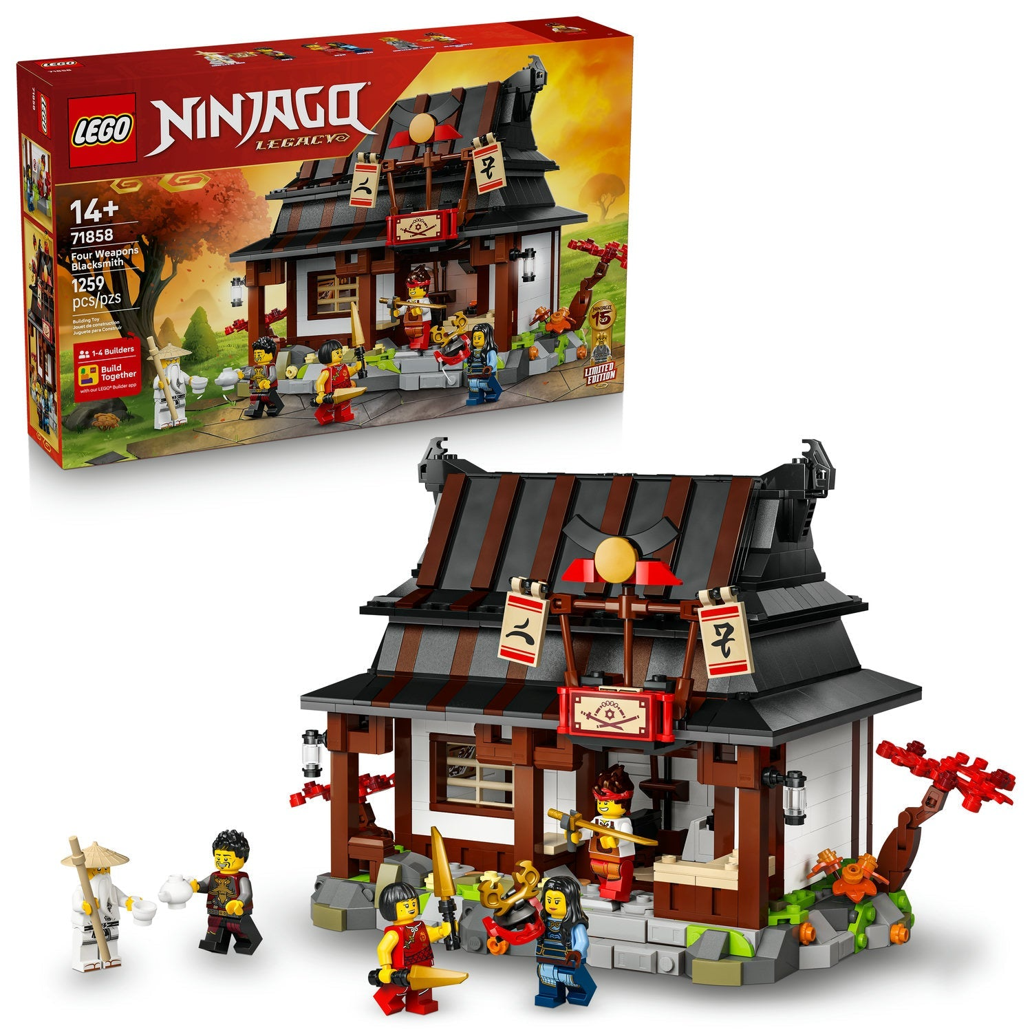 LEGO Ninjago - Four Weapons Blacksmith 15th Anniversary 71858