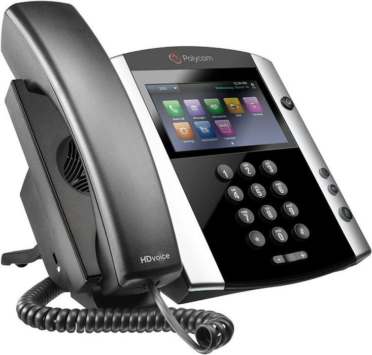 Polycom VVX 500 12-line Business Media Phone POE - Refurbished