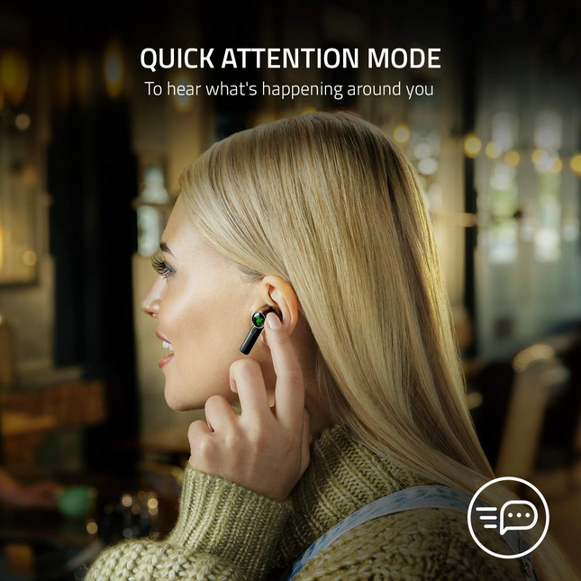 Razer Hammerhead True Wireless Pro-Earbuds-NAS (Razer Renewed)