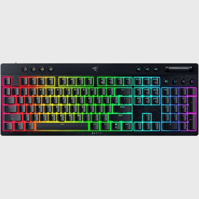 Razer BlackWidow V4 Low Pro HyperSpeed Wireless Keyboard (Razer Renewed)