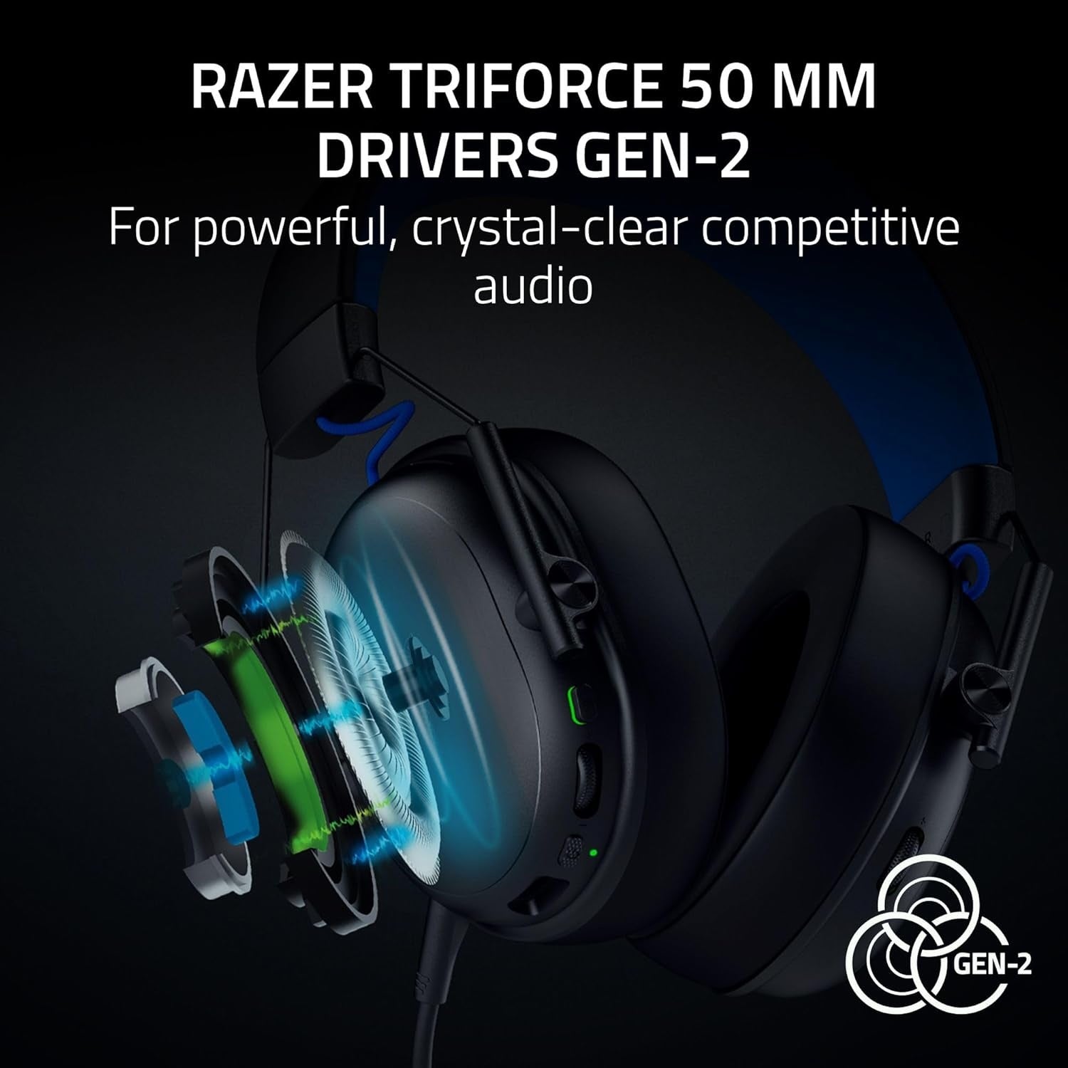 Razer BlackShark V3 X HyperSpeed Wireless Headset PS5 (Razer Renewed)
