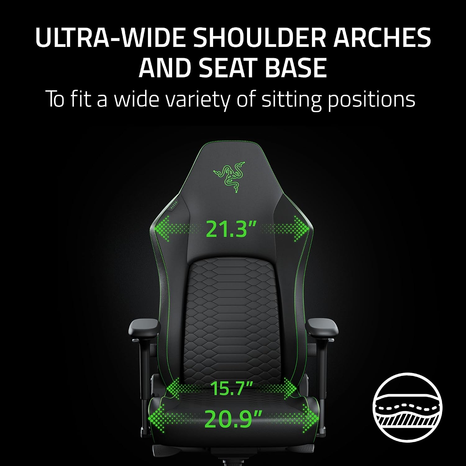 Razer Iskur V2 Newgen Gaming Chair (Razer Renewed)